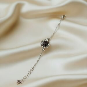 fira – stainless steel medallion bracelet