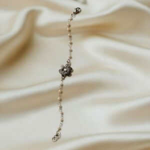 mira – metal & bead bracelet